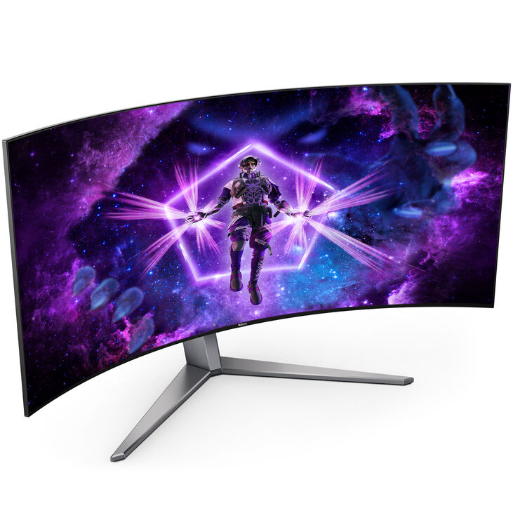 AOC AGON PRO AG456UCZD, 45 Zoll Curved Gaming Monitor, 240 Hz, OLED, G-SYNC/AMD-FreeSync-Premium image number 3
