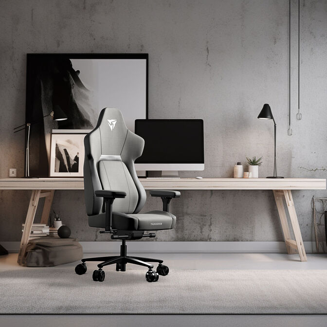 ThunderX3 CORE Loft Ergonomic Gaming Chair - Light Grey image number 7
