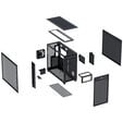 ASUS Prime AP303 PC-Geh&auml;use, Midi-Tower, ATX, Tempered Glass - schwarz image number null