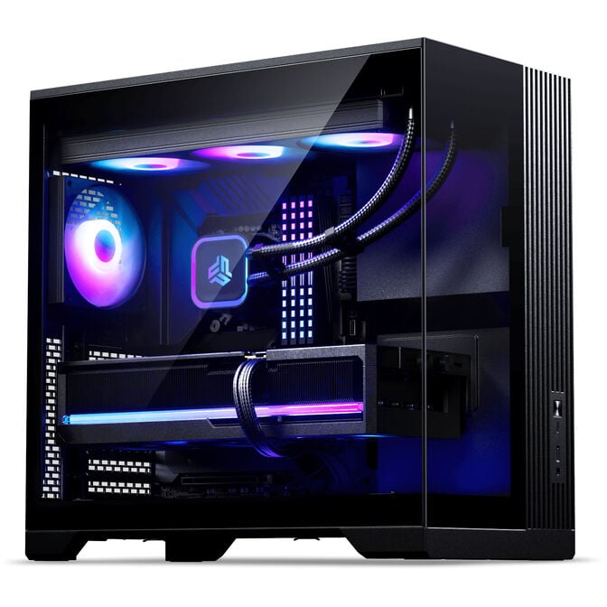 Phanteks XT V5 PC Case, Mid-Tower, ATX, Tempered Glass, RGB - Black image number 1