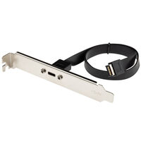 InLine slot cover USB Type-C to USB 3.1 front panel key-A internal, 0.3m