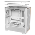 Antec Flux PC Case, Mid Tower, E-ATX, Tempered Glass &ndash; white image number null