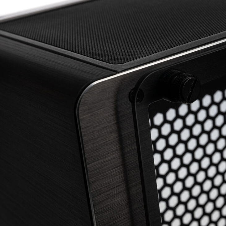 Raijintek Ophion Mini-ITX Case, Tempered Glass - Black image number 9