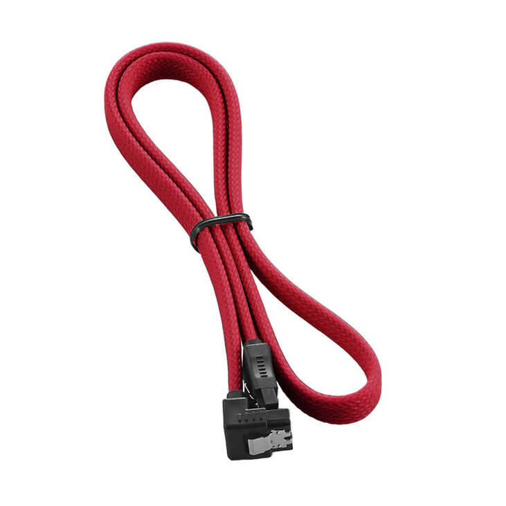 CableMod ModMesh Right Angle SATA 3 Cable 60cm - red image number 1