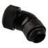 Alphacool Eiszapfen Connector 45 Degrees G1/4 Inch Female Thread to 13mm OD Hard Tube - Black image number null