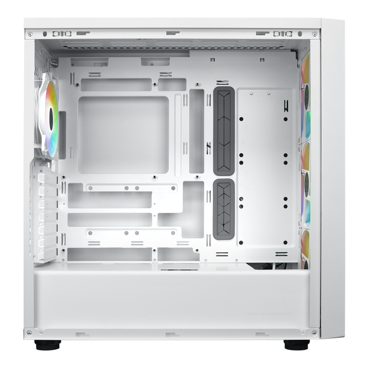 Cooler Master MasterBox 600 ARGB PC-Gehäuse, Midi-Tower, E-ATX, RGB, Tempered Glass - weiß image number 10