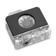 EK Water Blocks EK-Quantum Scalar Flowmeter Top-To-Bottom D-RGB - Black image number null