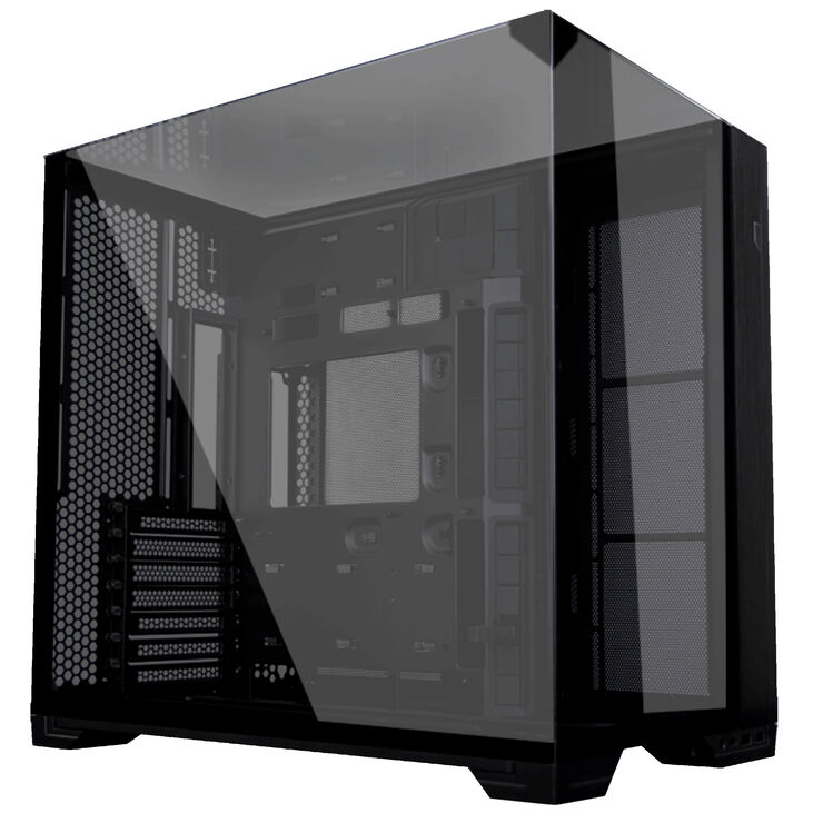 Lian Li O11 Vision Compact PC-Gehäuse, Midi-Tower, E-ATX, Tempered Glass - schwarz image number 0