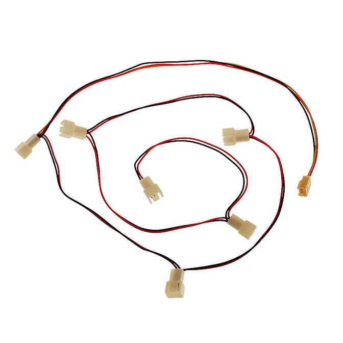 InLine L&uuml;fter-Adapterkabel 3-Pin zu 6x 3-Pin image number 0