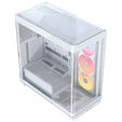 Corsair FRAME 4500X LX-R RGB PC Case, Mid Tower, E-ATX, Tempered Glass - White image number null