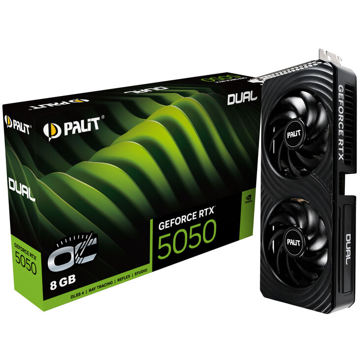 Palit GeForce RTX 5050 Dual OC, 8192 MB GDDR6 image number 0