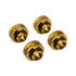 Corsair Hydro X Series XF Hardline fitting straight G1/4 to 14mm OD hard tube - 4 pack, gold image number null