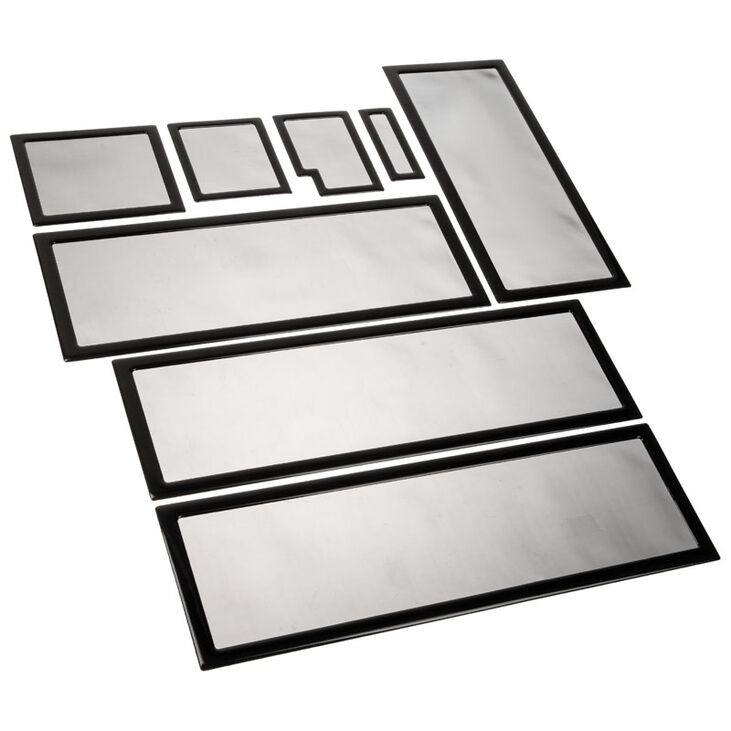 Demciflex dust filter set for Lian Li O11 Dynamic XL - black/black image number 0