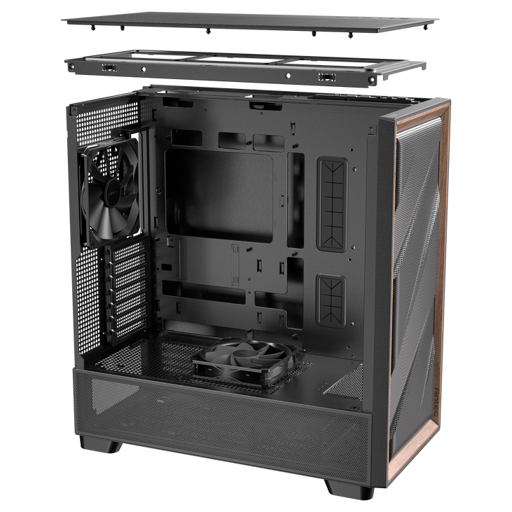 Antec Flux PC Case, Mid Tower, E-ATX, Tempered Glass – Black image number 21