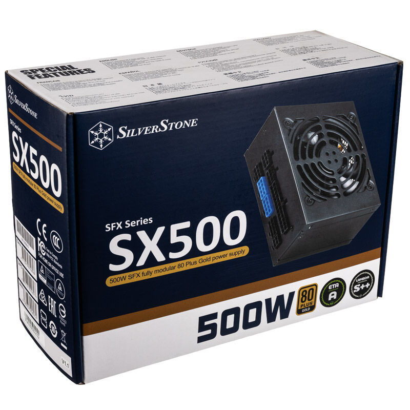 SilverStone SFX電源 SST-SX500-G V1.1 500W Amazon | Silver Stone SFXシリーズ 80PLUS Gold認証 電源 500W