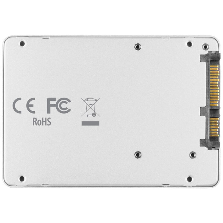 AXAGON RSS-M2SD enclosure for M.2 SATA SSDs up to 2280 - Aluminium, silver image number 5