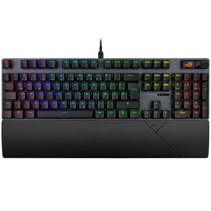 ASUS ROG Strix Scope II Gaming Keyboard, RGB - black, ROG NX Snow Switches image number 2