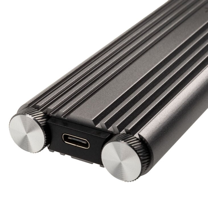 Akasa externes M.2 NVMe Gehäuse, USB 3.2, Aluminium - silber image number 3