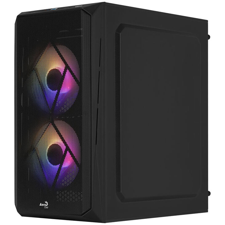 Aerocool CS-107 v2 Micro-ATX case - black image number 3