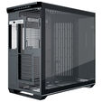 APNX V1 PC Case, Mid Tower, ATX, Tempered Glass &ndash; Wood, Black image number null
