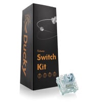 Ducky TTC Bluish White Switch, mechanical, 3-Pin, tactile, MX-Stem, 42g - 110 pieces