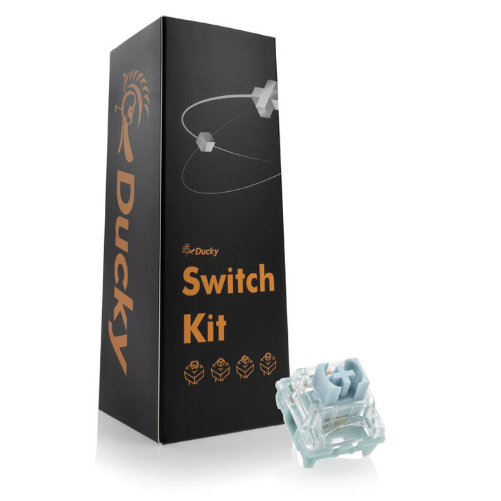 Ducky TTC Bluish White Switch, mechanisch, 3-Pin, taktil, MX-Stem, 42g - 110 Stück image number 0