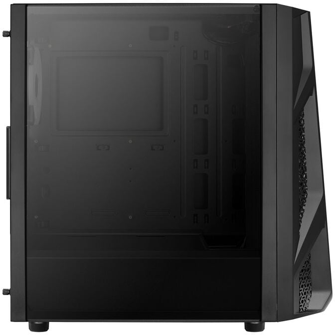 Aerocool AirHawk Duo Midi-Tower, Tempered Glass - schwarz image number 8