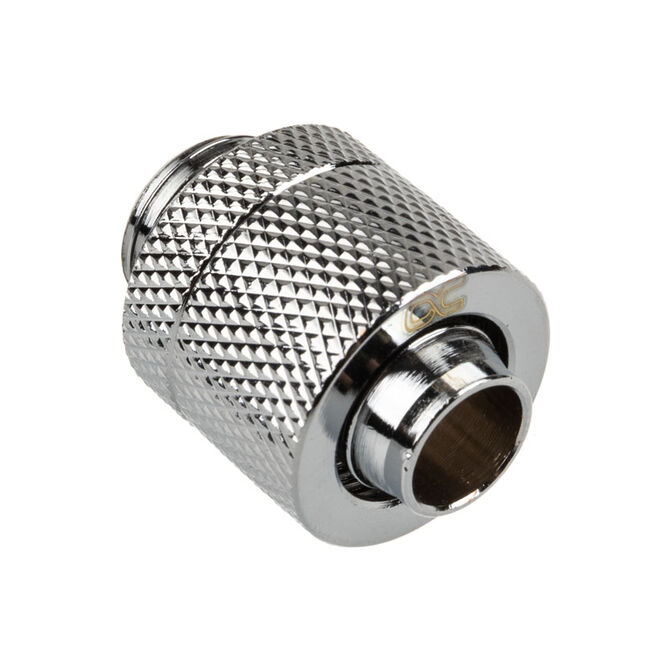 Alphacool Eiszapfen Anschluss gerade G1/4 Zoll AG auf 13/10mm - chrome silber image number 0