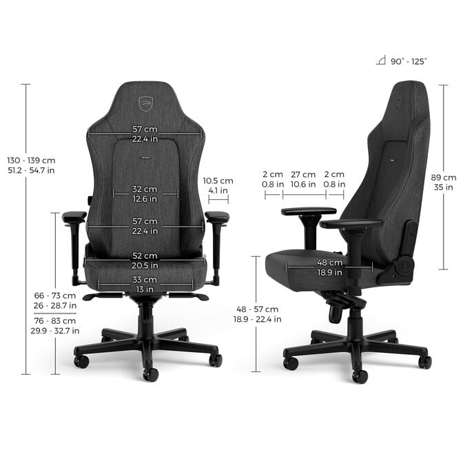 noblechairs HERO TX Gaming Chair - anthracite image number 7