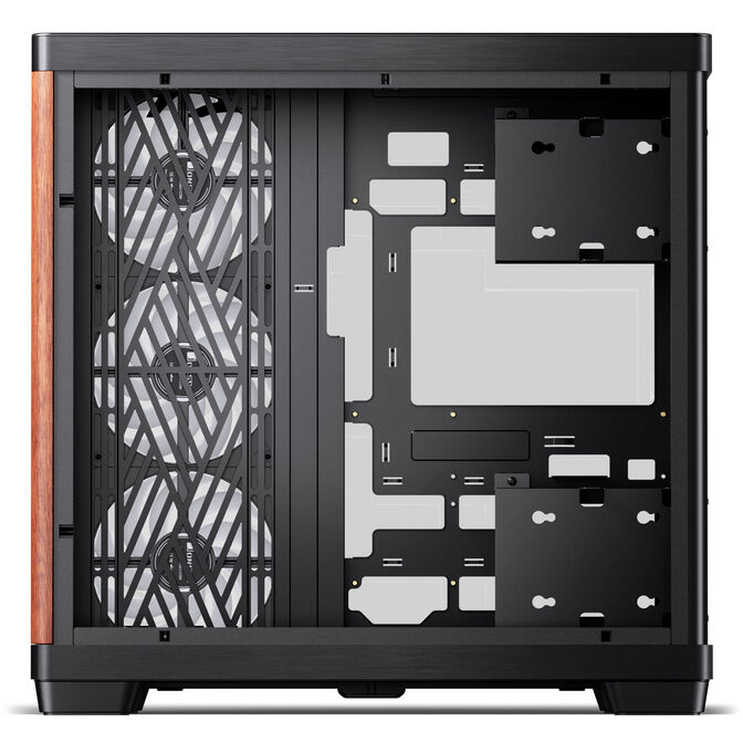 JONSBO TK‑4 Wood PC‑Geh&auml;use, Midi‑Tower, ATX, Tempered Glass - schwarz image number 13