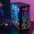 Aerocool Skribble Midi-Tower, Tempered Glass - schwarz image number null