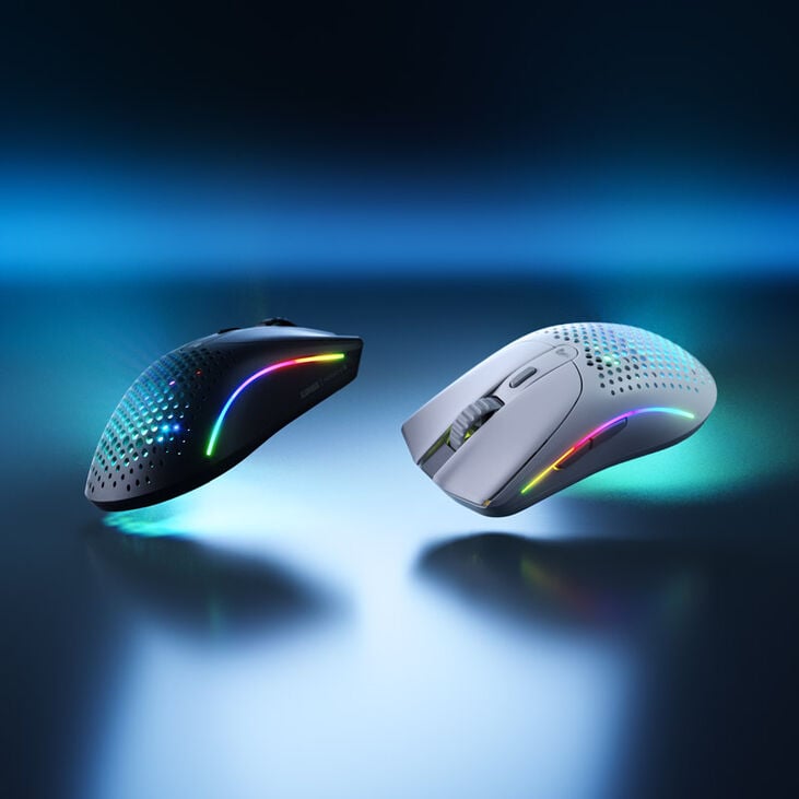 Glorious Model O 2 Wireless Gaming Maus - weiß, matt image number 7