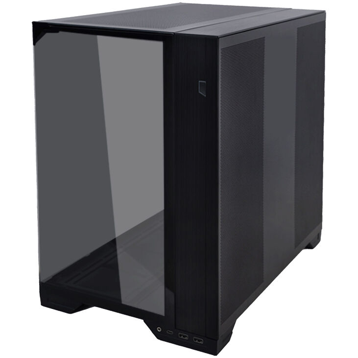 Lian Li O11 Vision Compact PC-Gehäuse, Midi-Tower, E-ATX, Tempered Glass - schwarz image number 3
