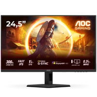 AOC 25G4SRE, 25-inch Full HD Gaming Monitor, 300Hz, IPS, G-SYNC Compatible