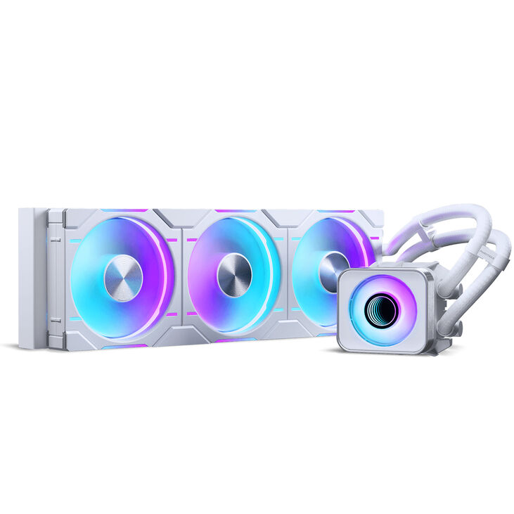 Phanteks GLACIER ONE 360D30 X2 DRGB AiO Water Cooling - 360mm, white image number 0