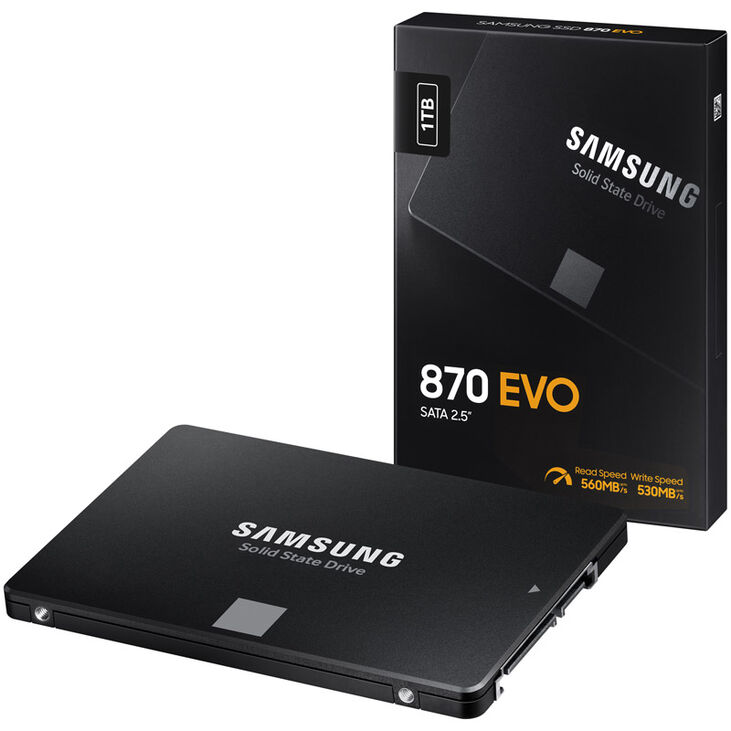Samsung 870 EVO 2,5 Zoll SSD, SATA 6G - 1 TB image number 0