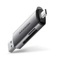 AXAGON CRE-SAC Kartenleser, USB 3.2 Gen1 Typ C + Typ A, SD, microSD image number null