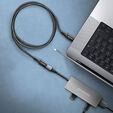 AXAGON BUCM32-CF15AB Verl&auml;ngerungskabel, USB-C zu USB-C 3.2 Gen 2, 1,5 m, 20 Gbps - Aluminium image number null
