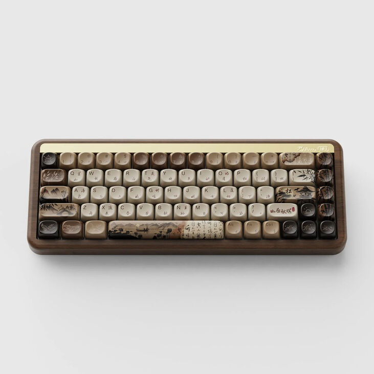 AKKO MU01 Mountain Seclusion Gaming Tastatur, RGB, 65% - Rosewood-Switches, ANSI image number 2