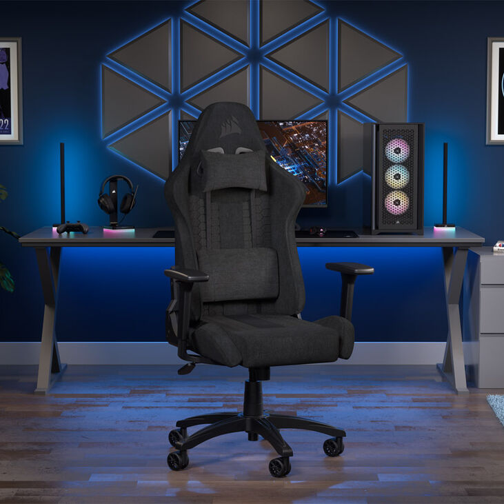Corsair TC100 Relaxed Gamingstuhl - schwarz image number 8