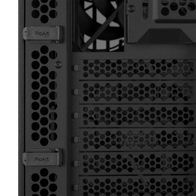 ASUS ProArt PA401 Wood Edition PC-Geh&auml;use, Midi-Tower,  ATX, Tempered Glass - schwarz image number 16