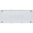 Glorious GMMK Pro White Ice 75% TKL Tastatur - Barebone, ANSI-Layout, silber image number null