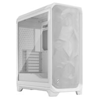 Fractal Design Meshify 3 White TG Clear PC Case, Mid Tower, E-ATX - White