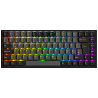 AKKO Black & Gold 3084B Plus Gaming Tastatur, RGB &ndash; Akko V3 Cream Blue Pro Switches, ISO DE, schwarz & gold