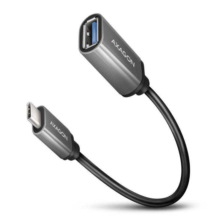 AXAGON RUCM-AFAC Kabeladapter USB-C 3.2 Gen 1 auf USB-A, schwarz - 0,2m image number 0