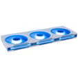Lian Li UNI FAN SL-INF Wireless L&uuml;fter, ARGB, PWM - 3er-Pack, mit Controller, Reverse-Blade, 120mm, wei&szlig; image number null