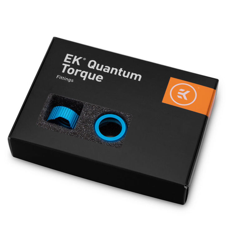 EK Water Blocks EK-Quantum Torque Compression Ring, 6-pack, HDC 14 - blue image number 3