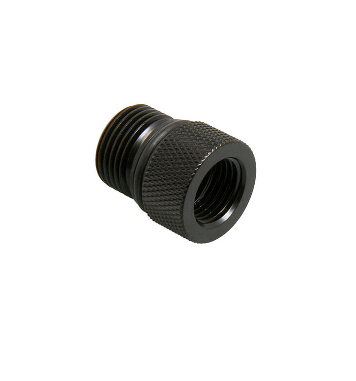 Bitspower Adapter für Eheim 1046/1048/1250 G3/8 Zoll AG auf G1/4 Zoll IG - schwarz matt image number 0