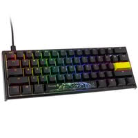 Ducky One 2 Pro Mini Gaming Keyboard, RGB LED - Cherry Black (US)