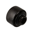 Alphacool Eiszapfen Straight G1/4 inch female thread to 16mm OD hard tube fitting - black image number null